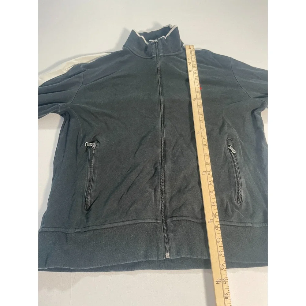 Polo Ralph Lauren Performance Full-Zip‎ Track Jacket Mens L Black White Red Pony